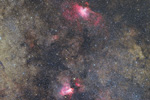 イーグル星雲とオメガ星雲
