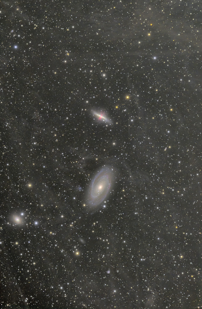 M81M82銀河と分子雲