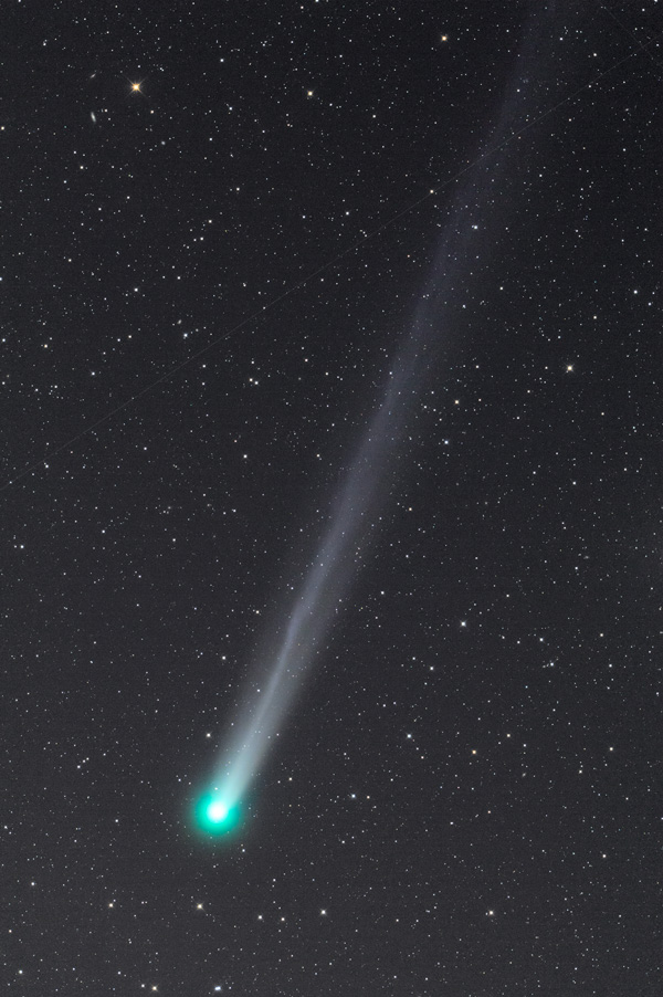 ラブジョイ彗星の尾の長さ