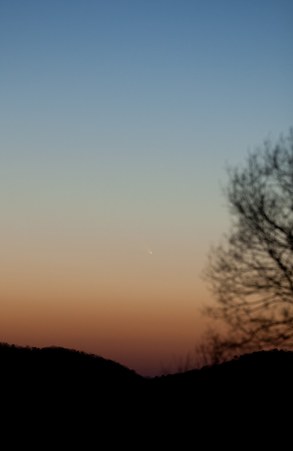 パンスターズ彗星3月11日の写真
