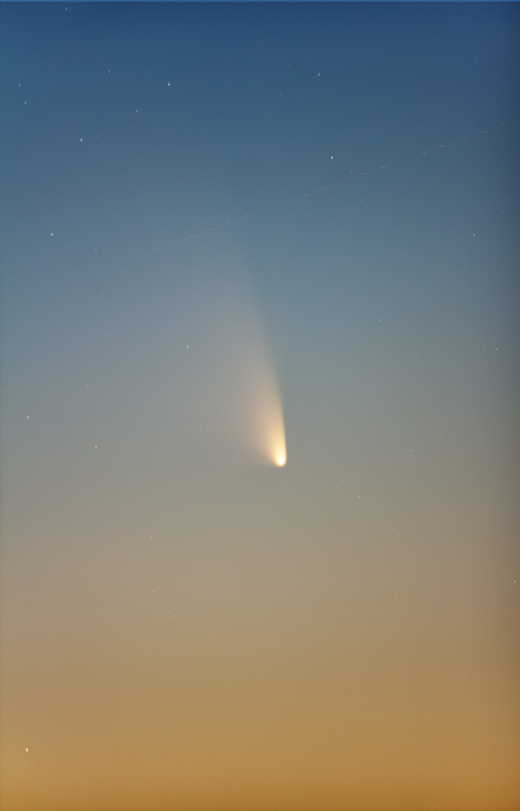 パンスターズ彗星3月15日の写真