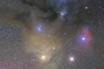 アンタレス付近のカラフルな星雲