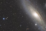 アンドロメダ座ν星とM31銀河