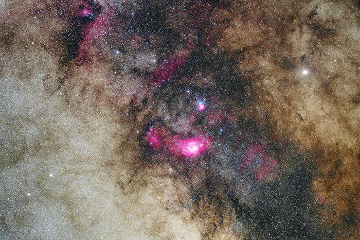 M8 M20付近の天の川