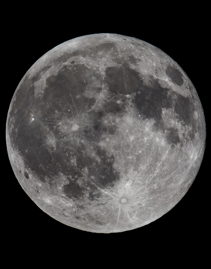 満月の写真