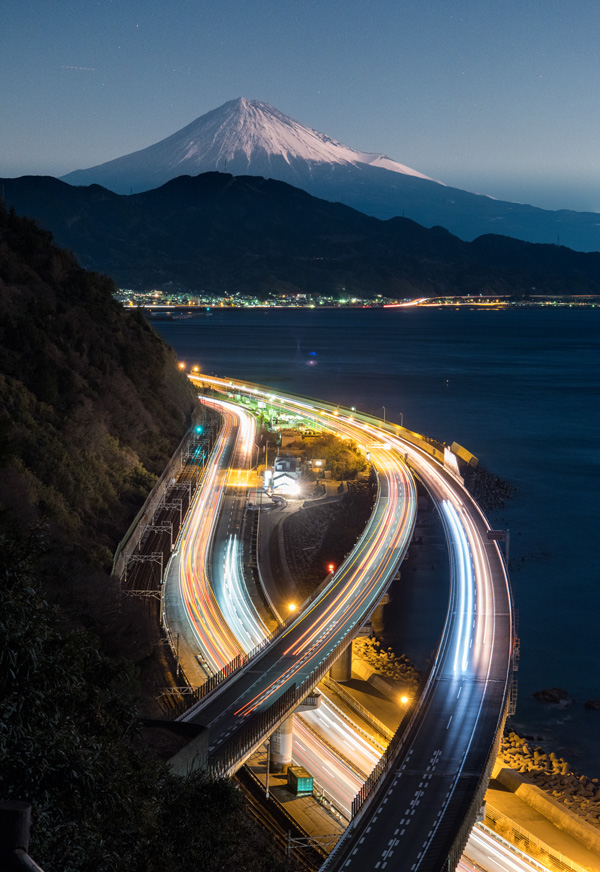 さった峠からの富士山