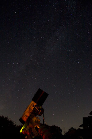 星空と望遠鏡