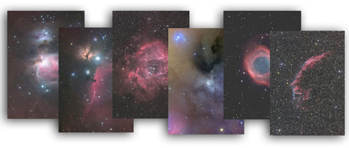 星雲の写真6枚セット