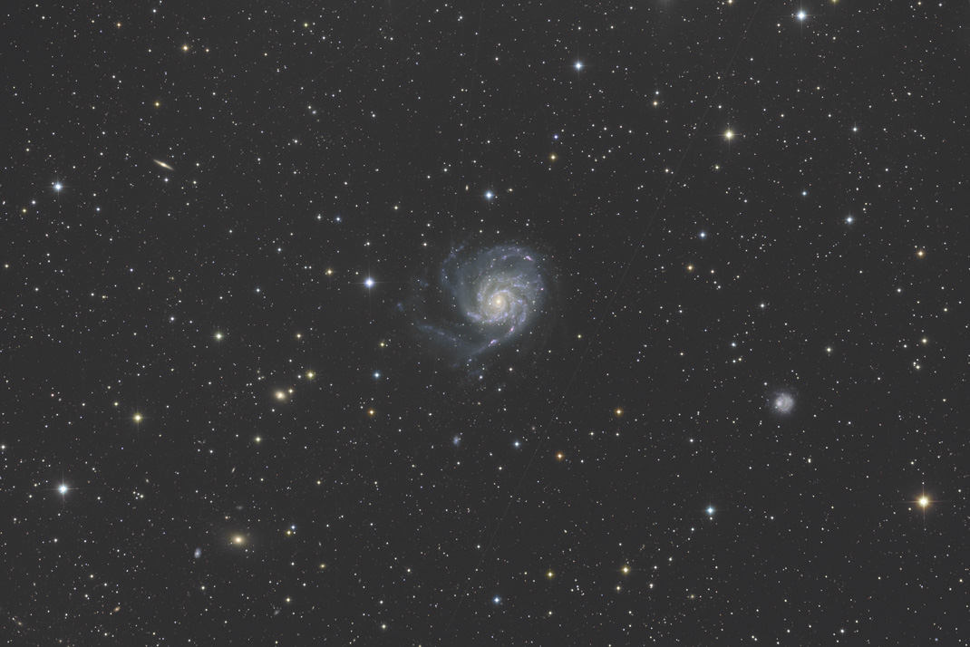 夜空の小宇宙 M101銀河