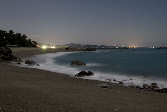 月夜の桂浜
