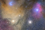 アンタレス付近のカラフル星雲