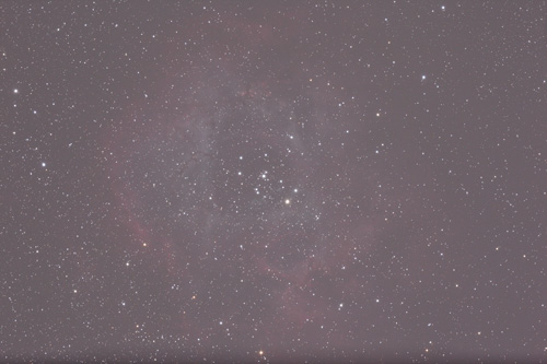 キヤノンEOS5DMark2で撮影したばら星雲