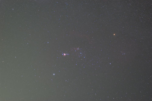 ニコンAF-S ZoomNikkor17-35mmで撮った星