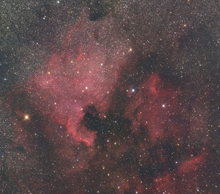 ニコンD50で撮影した北アメリカ星雲
