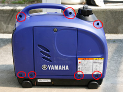 ヤマハのEF900iS発電機