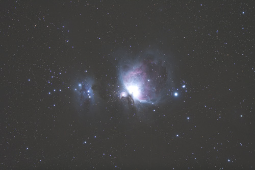 EOSKissデジタルXで撮ったオリオン大星雲
