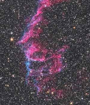 タカハシ FC-76DCで撮影した網状星雲拡大