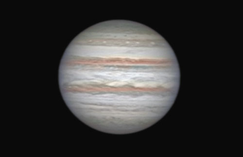 タカハシ Mewlon-250CRSで撮影した木星