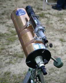 自作の望遠鏡