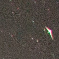 キャノンEF24mmF1.4LIIUSMの右上隅星像