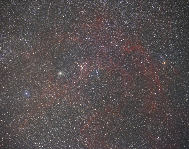 NGC2477とガム星雲