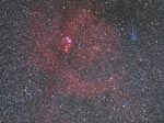コーン星雲とバラ星雲