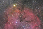 ケフェウス座のIC1396星雲