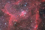 カシオペア座のハート星雲