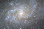 さんかく座のM33銀河