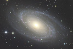 おおぐま座のM81渦巻銀河