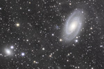 M81とM82銀河周囲の分子雲