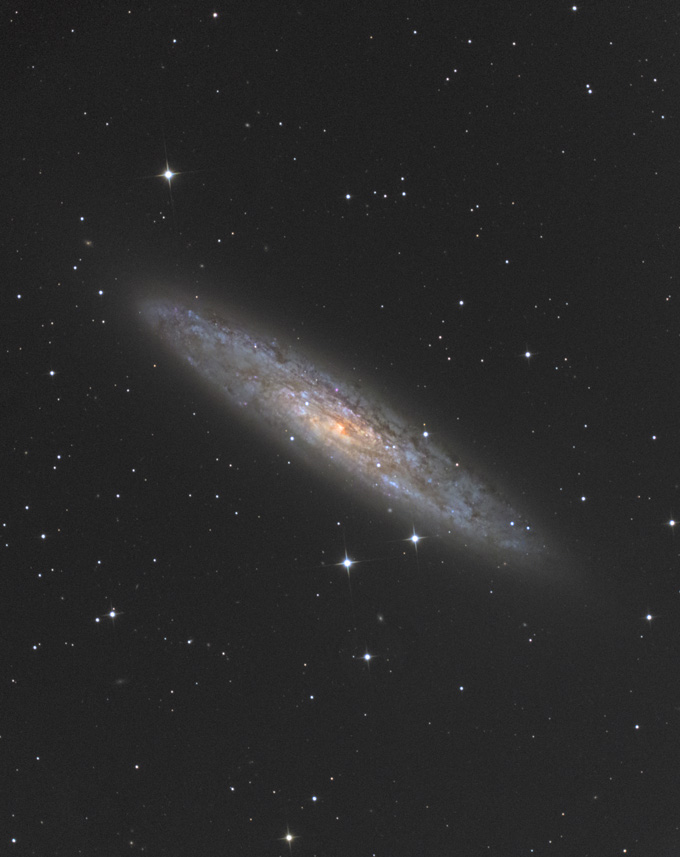NGC253 ちょうこくしつ座の渦巻銀河