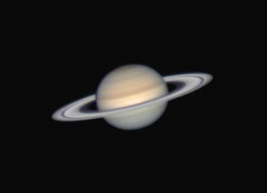 土星の写真