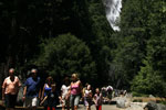 ヨセミテ滝のトレッキングロード