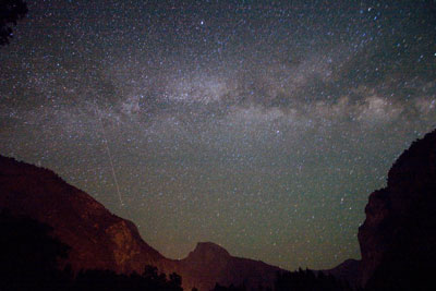 ヨセミテ国立公園の星空